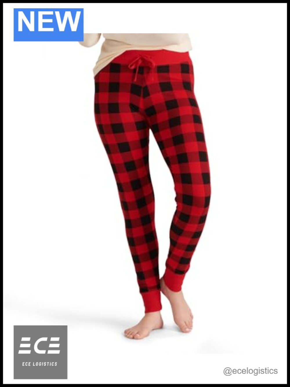 Sleepwear Pajama Leggings Wide Leg Pull On Drawstring Stretch